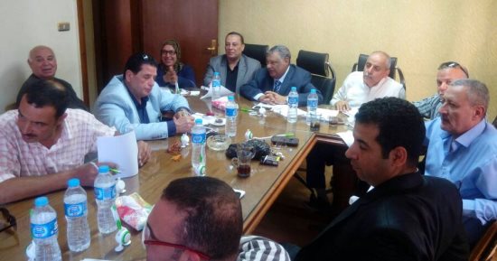 مجلس إدارة الغرفة التجارية بكفر الشيخ يعلن تأييده للرئيس السيسى