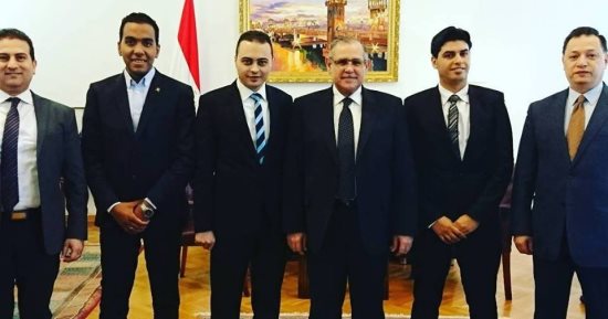 السفير المصرى فى روسيا يستقبل شباب مصر من أجل المستقبل