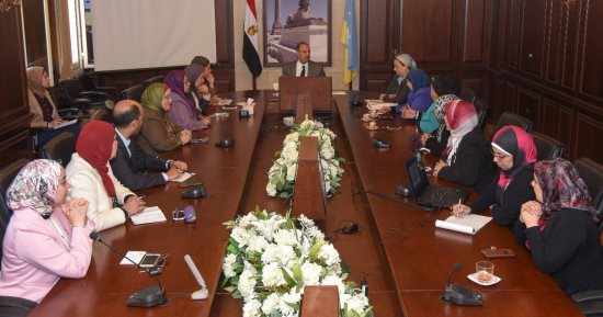 محافظ الإسكندرية يناقش مع القومى للمرأة إنجازات مبادرة "إشراقة" ببشائر الخير