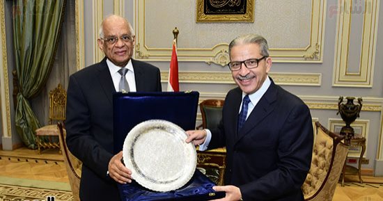 رئيس البرلمان يستقبل وزير الدولة السعودى للشئون الأفريقية