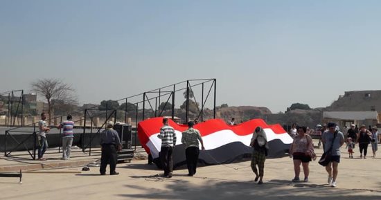 صور.. تجهيز معابد الكرنك لاستقبال ختام الأقصر عاصمة الثقافة العربية
