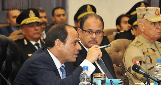الرئيس يدعو المصريين للمشاركة بكثافة فى الانتخابات الرئاسية.. السيسى: أن يشارك كل الذين لهم حق التصويت ويقول ثلثهم لأ أفضل من أن يشارك نصف من لهم حق التصويت ويقول معظمهم نعم.. ونتعهد أن نكون أمناء على كل صوت