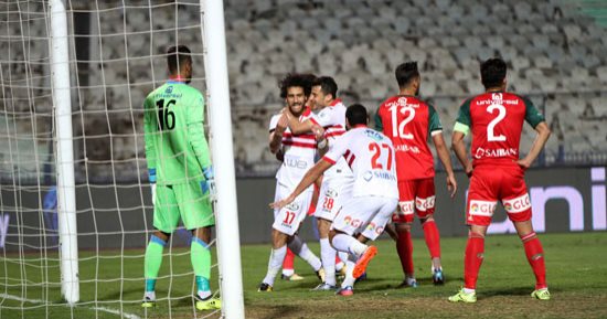 الزمالك يحافظ على تقدمه أمام الرجاء بثلاثية بعد 60 دقيقة
