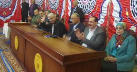بالصور.."المعلمين بدمياط" تعقد مؤتمرا لحث أبنائها على المشاركة بالانتخابات