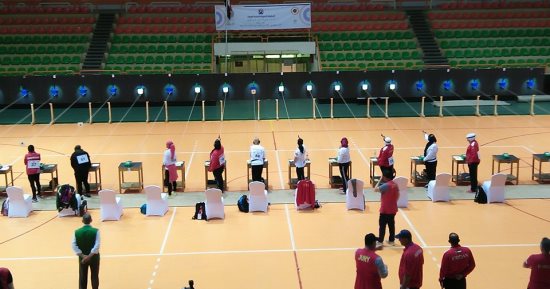 فريق رجال البندقية يحصد أول ذهبية لمصر فى البطولة العربية للرماية
