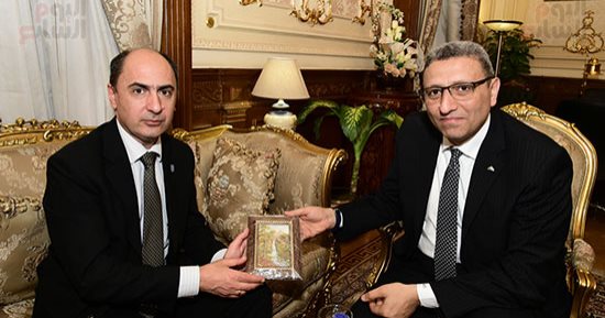 الأمين العام لمجلس النواب يستقبل سفير أوكرانيا بالقاهرة  (صور)
