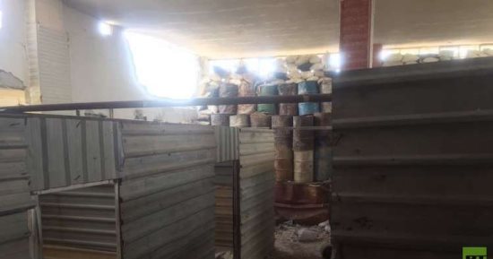 صور.. الجيش السورى يعثر على سجن بمنطقة جسرين بالغوطة يستخدمه المسلحين للتعذيب