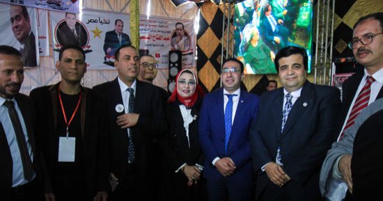 سعد الجمال بمؤتمر دعم السيسى فى العياط: كلنا خلف الرئيس للحفاظ على الوطن