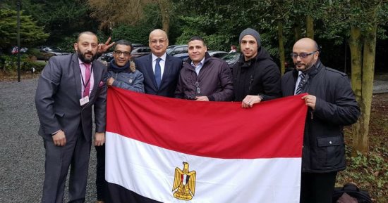 صور.. أبناء الجالية المصرية في بروكسل يدلون بأصواتهم فى الانتخابات الرئاسية