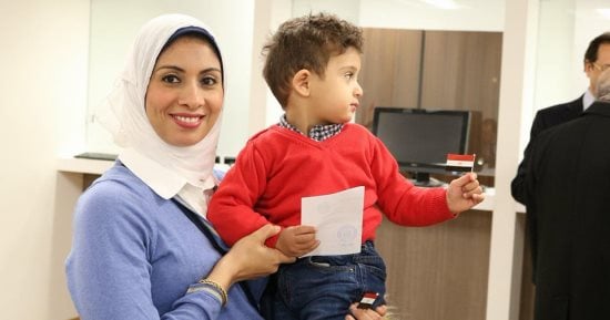 شاهد.. إقبال المصريين فى واشنطن ونيويورك على التصويت بانتخابات الرئاسة