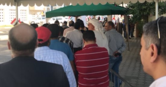 صور.. إقبال كثيف من المصريين فى الإمارات على التصويت بالانتخابات الرئاسية
