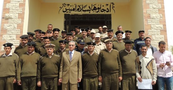 نائب مدير أمن المنيا يشهد الدورة التدريبية الـ61 لتنمية مهارات الحماية المدنية