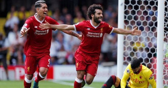 جول مورنينج.. محمد صلاح يسجل أول أهدافه الرسمية مع ليفربول أمام واتفورد