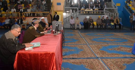 صور .. محافظ بنى سويف ومدير الأمن يشهدان قرعة الحج للعام الحالى