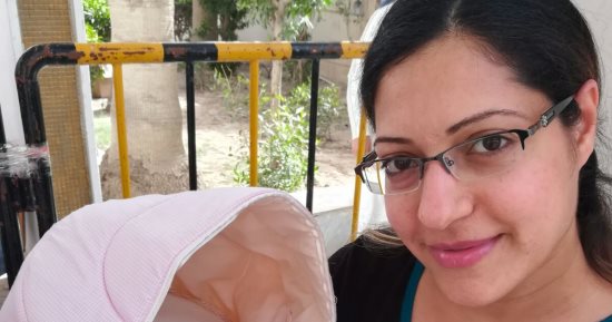 مصرية فى الكويت خرجت بعد الولادة من المستشفى للتصويت فى انتخابات الرئاسة