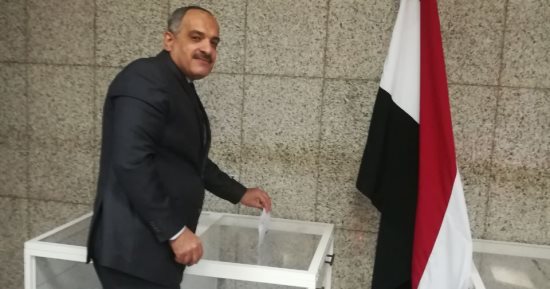 أغانى واحتفالات فى الانتخابات الرئاسية للمصريين بالإمارات