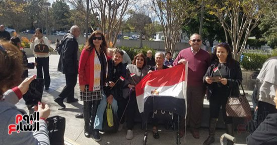 صور..بدء تصويت المصريين بالانتخابات الرئاسية فى ولاية لوس أنجلوس الأمريكية