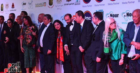 نجوم الفن فى افتتاح مهرجان الأقصر للسينما الأفريقية