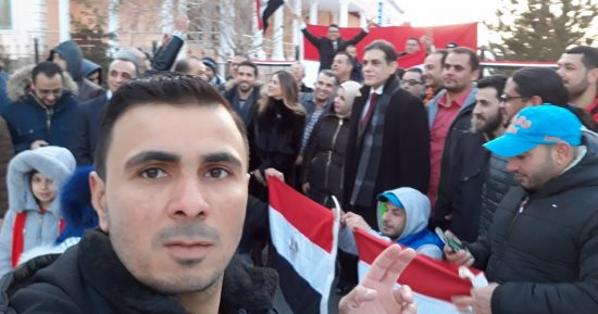 قارئ يشارك بصور من الاقتراع فى الانتخابات الرئاسية بسفارة مصر بكازاخستان