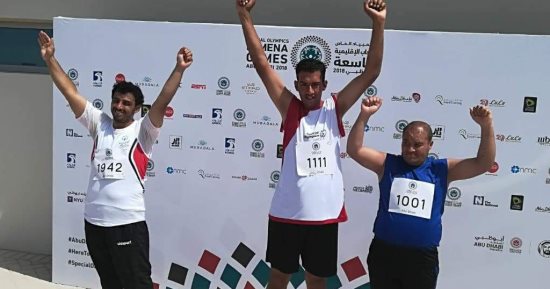 كريم إبراهيم يحصد فضية دفع الجلة فى الأولمبياد الخاص بأبو ظبى