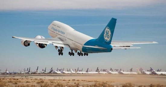 اختبار أكبر محرك نفاث فى العالم للمرة الأولى على متن طائرة "بوينج 747"