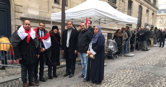 زيادة إقبال المصريين على التصويت بالانتخابات الرئاسية بمقر السفارة بسويسرا
