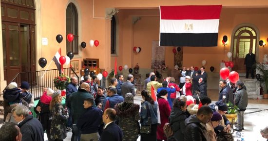 صور وفيديو.. توافد المصريين بإيطاليا للإدلاء بأصواتهم فى انتخابات الرئاسة