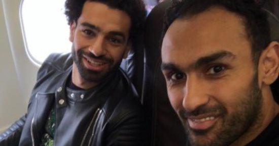 محمد صلاح بصحبة المحمدى للانضمام إلى معسكر منتخب مصر فى سويسرا