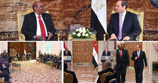 قمة السيسي والبشير فى عيون الساسة والدبلوماسيين.. النائب حاتم باشات: تأتى فى إطار التقارب بين الأشقاء.. خبير: إضافة لمسار تصحيح العلاقات بين البلدين.. ودبلوماسى يدعو لإنشاء ممر تنمية بين مصر والسودان وإثيوبيا