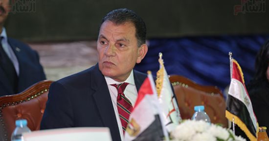 النائب حاتم باشات بمؤتمر دعم السيسى: المشاركة الكثيفة بالانتخابات ردا على أهل الشر (صور)
