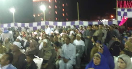 صور.. مؤتمر جماهيرى لدعم السيسى بـ"سدمنت الجبل" غرب بنى سويف