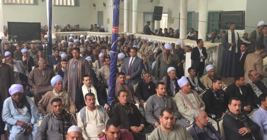 مؤتمر حاشد لدعم وتأييد الرئيس السيسى بقرية الدناقلة فى سوهاج.. فيديو وصور