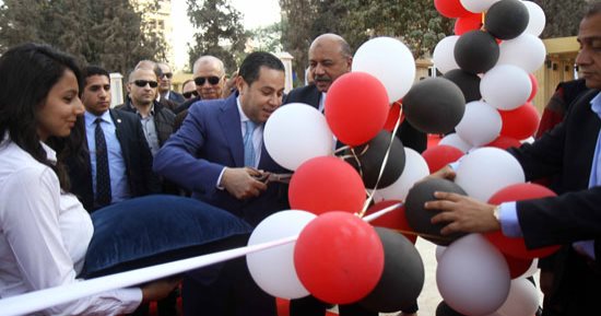 صور.. وزير قطاع الأعمال ومحافظ القاهرة يفتتحان تطوير حديقة الميريلاند