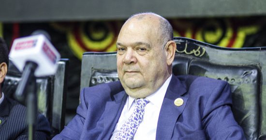 صور.. النائب محمد ماهر بمؤتمر دعم السيسى: الرئيس قائد عظيم يحمى البلاد ويبنيها 