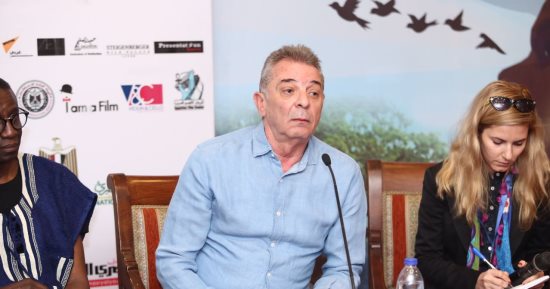محمود حميدة يلقى كلمة فى ملتقى رؤى معاصرة لمستقبل إفريقيا