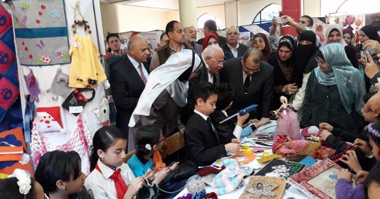 محافظ بورسعيد يفتتح المعرض الختامى للاقتصاد المنزلى والتربية الزراعية