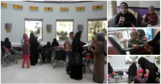 أمهات مستشفى "57357".. حكايات الأمل والألم ورحلة الانتصار على السرطان.. فرحة آخر جرعة بالدنيا.. "دور الضيافة" الحل للمغتربات ..الاهتمام والضمير فى المستشفى سندهن.. والصبر والرضا شعارهن فى مواجهة المرض