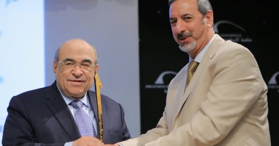 صور.. تكريم مصطفى الفقى بمؤتمر الفن الإسلامى فى مواجهة التطرف بالإسكندرية