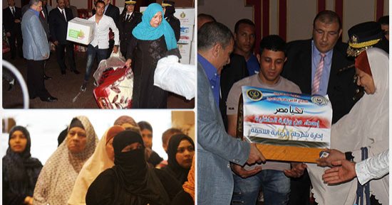 قيادات الداخلية يزوروا دور المسنات فى عيد الأم