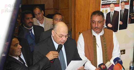 موسى مصطفى موسى: مش هنسيب مصر للمخربين.. ولو السيسي فاز هقدم له برنامجى (صور)