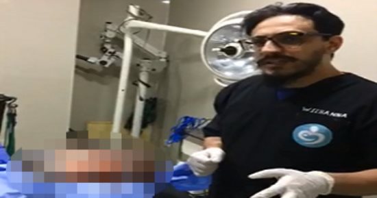 استخراج ورم على المبيض يزن 18 كيلو من بطن سيدة