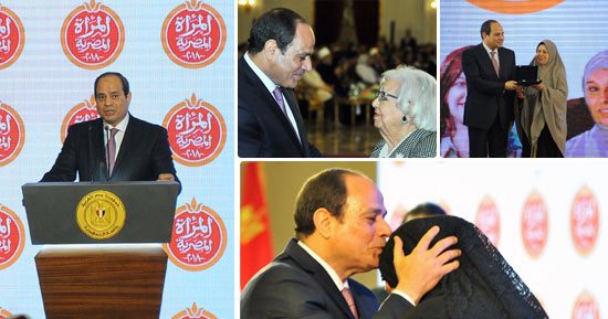 صور.. 3 ساعات للمرأة المصرية فى حضرة الرئيس.. "اليوم السابع" يشارك الأمهات المثاليات لحظات تكريمهن.. نعمة طه: "كان هيغمى عليا وبعتله سلام جيرانى".. والحاجة صباح: قلتله احنا فى ضهرك وكلنا هننتخبك