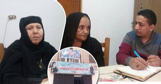 فيديو وصور.."اليوم السابع" مع أمهات شهداء كنيسة مارمينا فى أول عيد أم بعد الحادث الإرهابى.. والدة نرمين: ابنتى افتدت مئات الأطفال والكبار بروحها وعزائى أنها ستشفع لى.. وأم عماد وصفاء: الإرهاب لن ينال من وحدتنا