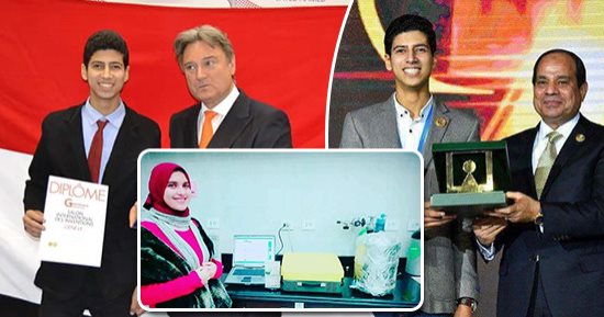 صور.. "ملحمة زفتى".. أبناء المدينة يحصدون المراكز الأولى بثلاثة مشروعات بمعرض إنتل ايسف.. أحمد: أشعر بالفخر لتمثيلى مصر عالمياً..عبدالله:مشروعى حل مشكلة الكهرباء.. وسهيلة: القضاء على القمامة نهائيا خلال 36 ساعة