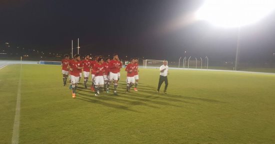 صور.. المنتخب الأولمبى كامل العدد فى ثانى تدريباته بالسعودية