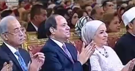 صفحة الرئيس على "فيس بوك" تنشر بثا مباشرا لاحتفالية المرأة المصرية 2018