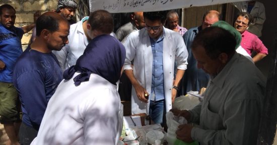 قوافل جامعة قناة السويس البيطرية تعالج 1600 حالة فى قرية شمندورة بالسويس