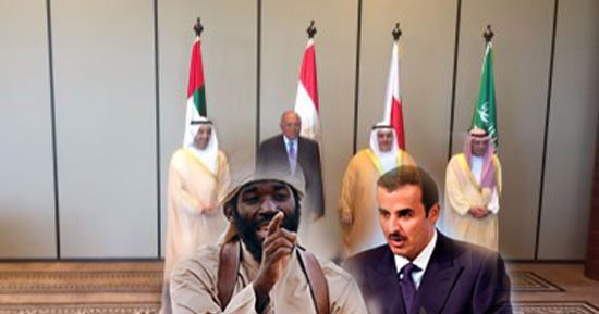 الرباعى العربى يجنى ثمار مقاطعة إمارة التطرف.. قطر تدرج 8 كيانات إلى قوائم الارهاب أبرزها تنظيم" داعش" بسيناء.. ومراقبون دوليون: سلاح المقاطعة أثبت حدته فى وجه تنظيم" الحمدين".. المطالب الـ13 شرط عودة العلاقات