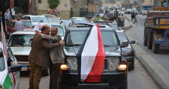 صور.. مسيرة بدمنهور لحث المواطنين على المشاركة فى الانتخابات الرئاسية