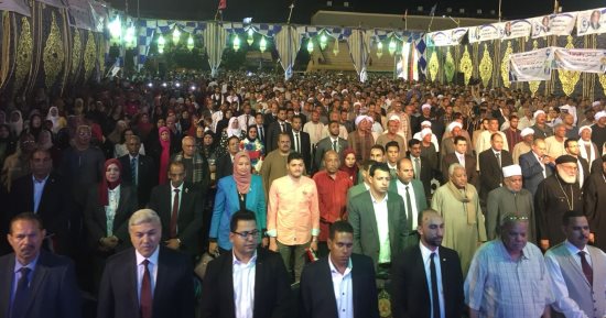 فيديو وصور.. حزب مستقبل وطن يبدأ فعاليات مؤتمر دعم السيسي بترديد النشيط الوطنى